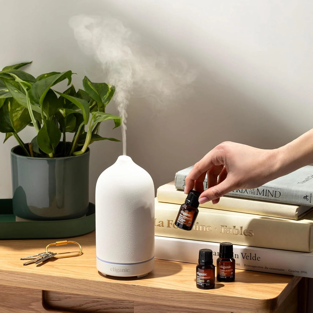 Organic Aromatherapy Set - Top 8 Essential Oils - 8X0.17Oz