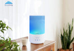 Premium 4000 Ml Tall Essential Oil Diffuser 4L 4 Liter 50 Hour Run with Remote Timer Aroma Humidifier 1 Gallon Big Capacity High Mist Output for Large Room Huge Size Mood Lights White T401