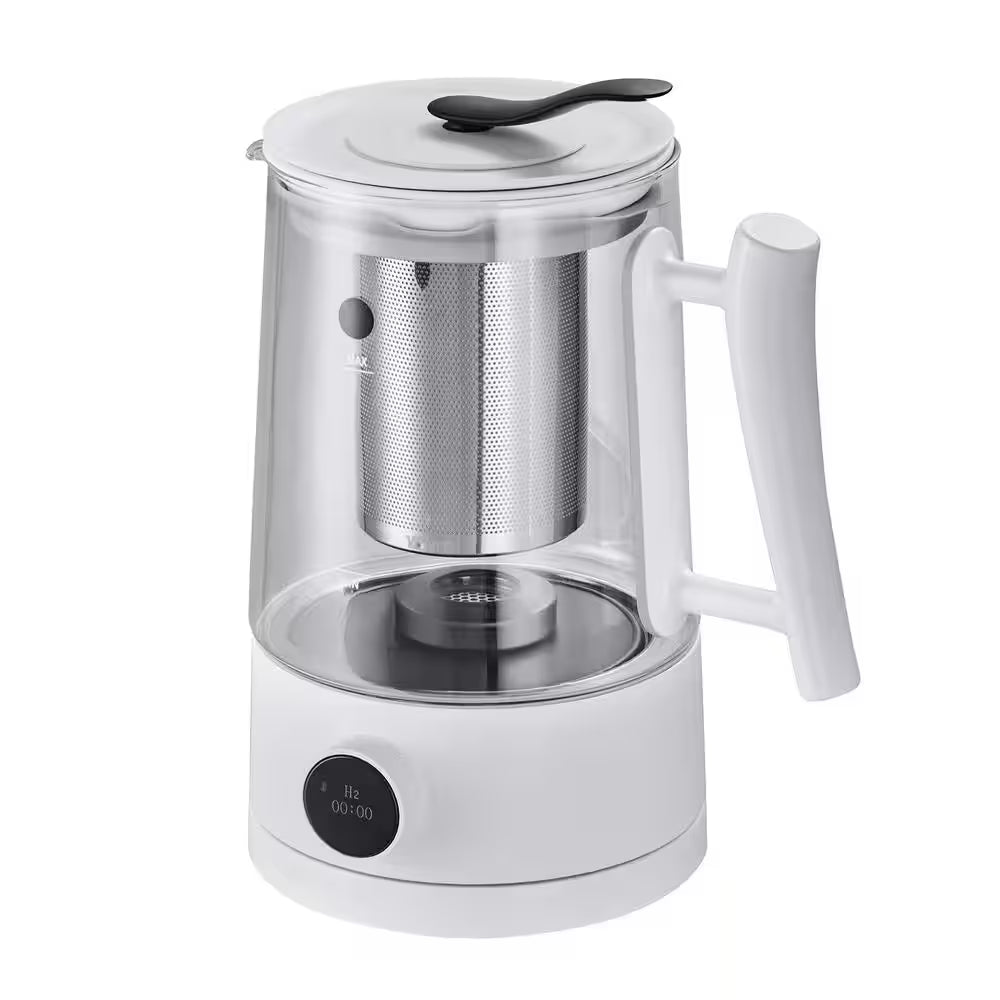 1.5 L Hydrogen Water Pitcher Generator, Hydrogen Rich Water Ionizer, SPE and PEM Technology, for Tea and Coffee Brewing