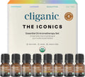 Organic Aromatherapy Set - Top 8 Essential Oils - 8X0.17Oz